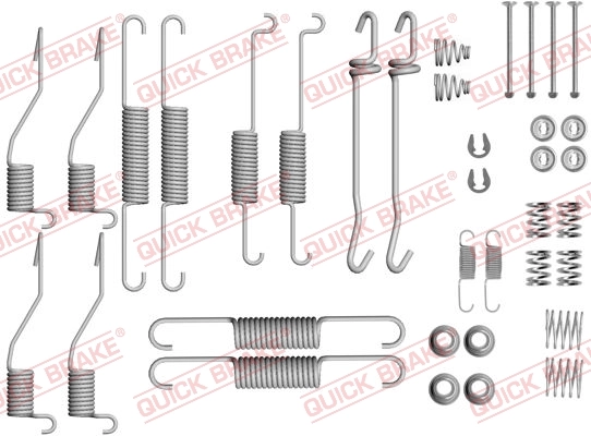 Accessory Kit, brake shoes